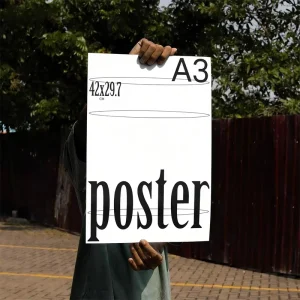 Custom Waterproof Outdoor Poster Printing on Paper Custom Size Wall Art for Advertising Durable Weather resistant