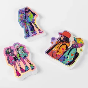 Custom Waterproof Self Adhesive PVC Vinyl Die Cut Sticker Roll Product Logo Label Printing for Packaging Products