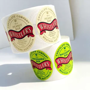 Custom Waterproof Self adhesive Packaging Label Roll Private Label Sticker for Bottle Logo