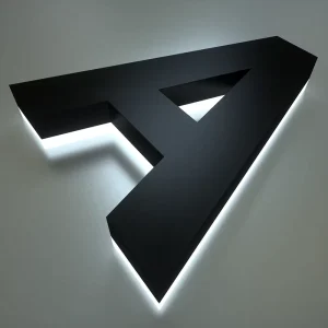 Custom Waterproof Stainless Steel 3D Letters with Led Lights Backlit Led Sign Luminous Letters
