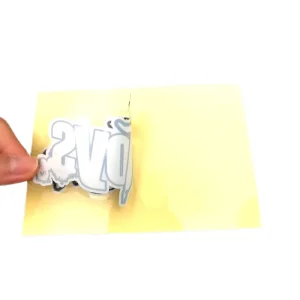 Custom Waterproof Transparent Logo Printing Sticker Die Cut Vinyl Kiss Cut Clear Sticker Sheet