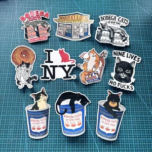 Custom Waterproof Vinyl Logo Die Cut Stickers Laptop Scratch Off Stickers Qr Code Self Adhesive Business Vinyl Stickers