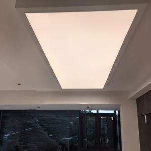 Custom White Frameless LED Ceiling Light Box Soft Film Recessed Suspended Factory Direct