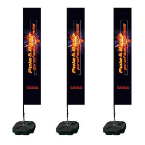 Custom Wind Flying Pennant Feather Flag Fiberglass Pole Heavy Duty Thickened Beach Advertising Events