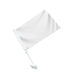 Custom Window Car Flag 12×18 Inch 100% Polyester Eco Friendly Quick-Dry Acrylic Flagpole Strong and Durable Blank