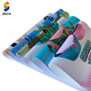 Custom Window Poster One Side View Design Any Size Personalized Business Advertising Digital Printing PVC Paper