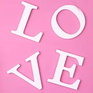 Custom Wooden Words Letter Home Wedding Decorative Arts Crafts