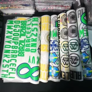 Custom World DTF Stickers Day Designs Heat Transfer Label Clothes Cup Iron on Decals for Garment Sticker