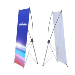 Custom X Display Stand X Frame Stand Banner Ajustable X Banner Stand for Promotion and Advertising