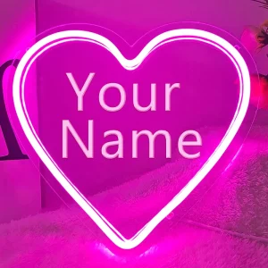 Custom Your Name Led Flexible Light Love Sign Indoor Led Display Screen for Party Bar Bedroom Shop Neon Sign