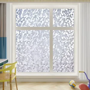 Custom frosted glass window pvc static cling wrap film