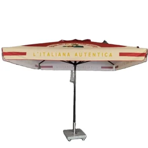 Custom logo Advertising Outdoor Umbrella Sunshade Windproof Beach Middle Column Umbrella Parasol