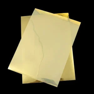 Custom logo Stickers A4 Printable Gold Vinyl Sticker Paper Metallic for Inkjet Printer