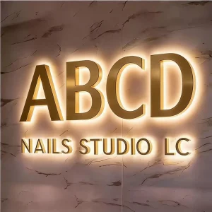Custom3d Channel Letter Business3d Backlit Signage Logo Light up LetterLED Lighting Sign Board Custom LED Sign for Business