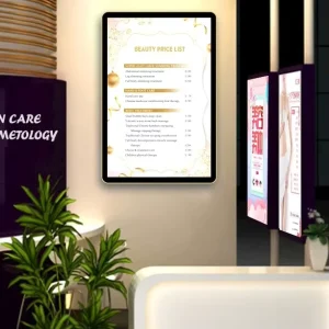 Customised A1 A2 A3 A4 Advertising LED Light Box Restaurant Hanging Ultra Thin Menu Card Frame Light Box