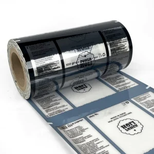 Customised Milk Tea Cup Sealing Film Rolls Pearl Milk Tea Cup Sealing Plastic Film Rolls for Food Packaging