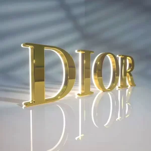 Customizable 3D Backlit LED Signage for Business Reception Store Front Metal Logo Channel Letter for Advertising