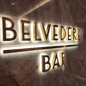 Customizable 3D LED Strips Illuminated Business Sign Shop Acrylic Luminous Letters Remote Control 12V Led Backlit Letter Sign