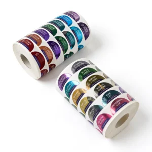 Customizable Adhesive Label Stickers with Low MOQ Robust Waterproof and Oil Proof Properties Various Applications