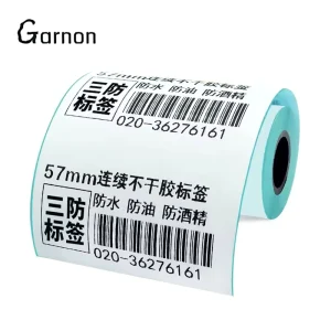 Customizable Adhesive Sticker Waterproof & Oil Proof Direct Thermal Label for Promotion Grocery Supermarket Shipping Use