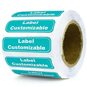 Customizable Adhesive Waterproof Paper Refrigerated Shipping Labels for Cold Food Packaging Stickers Craft