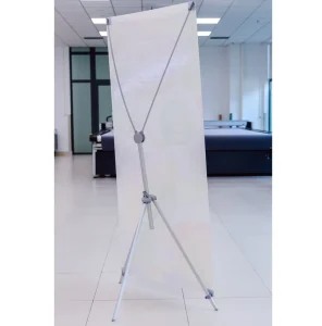 Customizable Aluminum Pole X Banner Stand for Advertising Trade Shows Local Fairs & Corporate Branding
