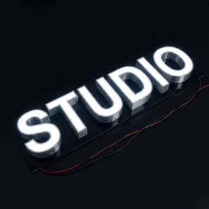 Customizable Any Shape and Specification 3D RGB LED Signage Dynamic Logo