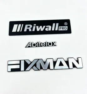Customizable Casting Metal Nameplate Durable Letterpress Aluminum Plate Machinery Equipment Badge Advertising KINDA Brand