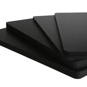 Customizable Custom Size Black Co Extruded PVC Foam Board High Density Glossy Plastic Sheet