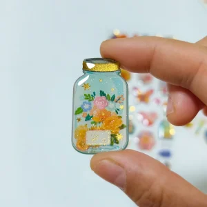 Customizable Durable PVC Soft Epoxy Transparent Stickers for Decoration