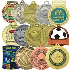 Customizable Electroplated Metal Plaque with UV Printing Free Design & Custom Logo for Souvenir Advertising Promotion Gifts