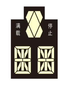 Customizable Elevator Display Digital Tube Color Film Label Plastic Printing Product for Screen Printing