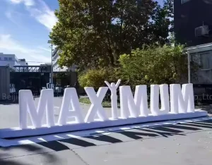 Customizable Factory Letter LED Light Inflatable Letters for Wedding Event Decorations