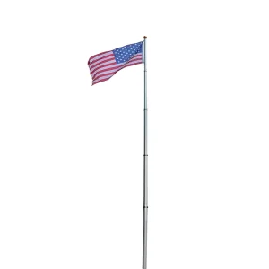 Customizable Factory Outdoor Park Flagpole Telescopic Aluminum Alloy Polyester Silk Flags Custom for Automotive Insurance