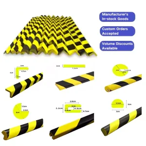 Customizable Industrial Full Range Anti-Collision Strips Self-Adhesive Cutting Warehouse Factory Wall Protector Column Guard Car