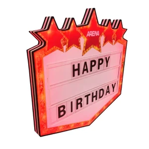 Customizable LED Message Board Sign with Custom Logo for Nightclub VIP Bottle Service and Birthday Parties KT Style