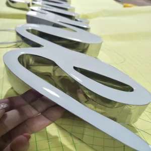Customizable Letters for Resin 3D Resin Mini Advertising Letter 3D Illuminated Letters