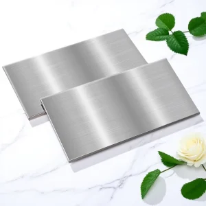 Customizable Lightweight Brushed Stainless Steel Signage Minimalist Office Home Decor for Bank Gym Restaurant Hotel Amenities