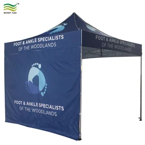Customizable Logo Design PVC Waterproof Aluminum Pop up Tent