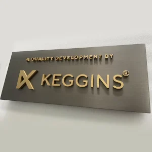Customizable Metal Brass Letters 3mm Thick Solid Letters SPA Front Desk Reception Storefront Decoration 3D Letters