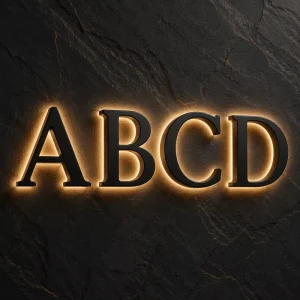 Customizable Mini LED Billboard Company Image Wall Logo Background Acrylic Engraved Sign Illuminated Letters Multi color DC AC