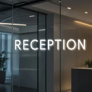 Customizable Mini LED Billboard Company Image Wall Logo Background Acrylic Glass Engraved Sign Multi color Illuminated Letters