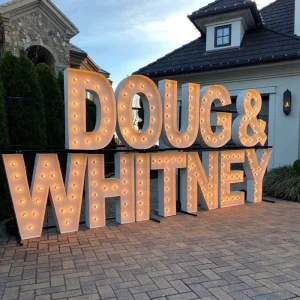 Customizable Modern LED Light up Marquee Letters for Retail Store Advertising & Decoration Waterproof & Durable