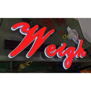 Customizable New 3D Acrylic LED Letter Signage Neon Lights for Shopping Malls & Supermarkets