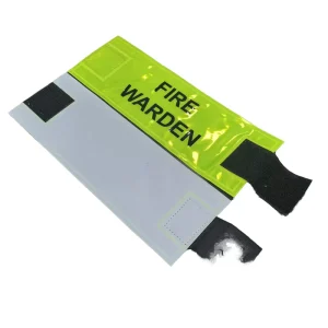 Customizable PVC Reflective Armband with Ankle Strap Fire Inspection Reflective Logo for Promotional Flags & Banners