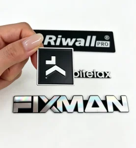 Customizable Polished Casting Metal Nameplate Durable Letterpress Aluminum Plate Machinery Equipment Badge Factory Brand KINDA
