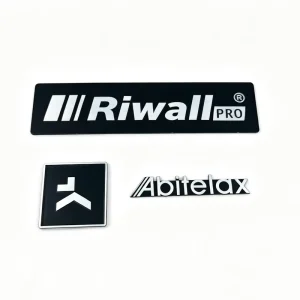 Customizable Polished Casting Metal Nameplate Durable Letterpress Printed Aluminum Plate Machinery Equipment Badge Factory Brand