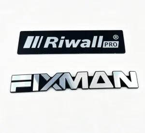 Customizable Polished Casting Metal Nameplate Durable Letterpress Printed Aluminum Plate Machinery Equipment Badge Factory Brand
