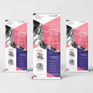 Customizable Rolled up Banners Portable Banners for Trade Exhibitions and Exhibition Advertisements