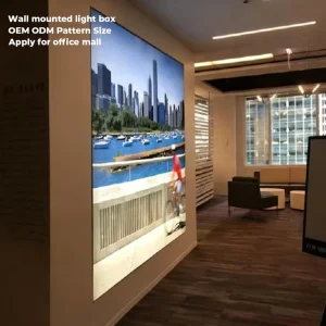 Customizable SEG Lightbox for Office Lobbies